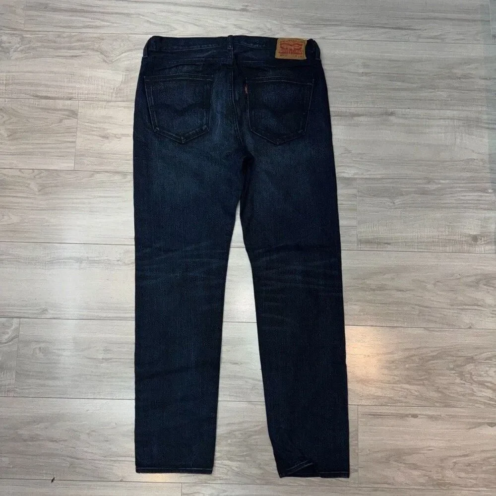 Levi's 501 CT Dark Wash Jeans Men 36x34 Straight Taper Button Fly NWOT